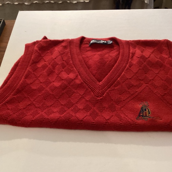 SCOTTISH ISLE by Bernese, MEN’S GOLF SWEATER VEST SIZE 3XL - Picture 6 of 10